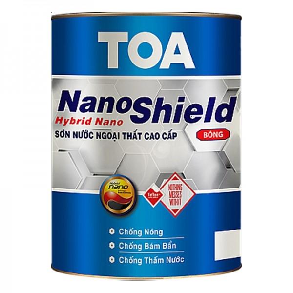 Sơn Nước Ngoại Thất TOA NanoShield Bóng 1L