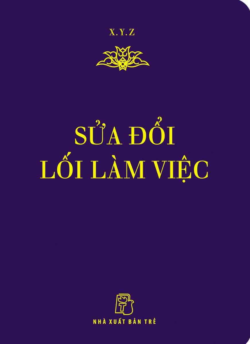 Sửa Đổi Lối Làm Việc - TRẺ