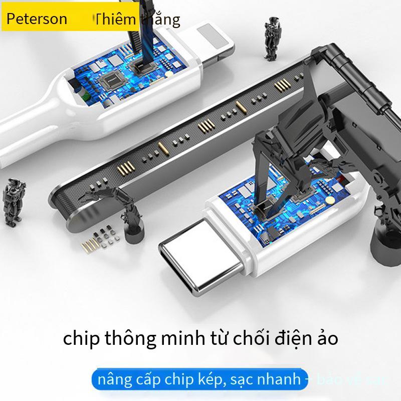 Sản phẩm được ưu đãi nhất trúng một dây kéo ba cáp dữ liệu cho Apple Android typec sạc nhanh cáp sạc 1.2m cáp dữ liệu ba trong một