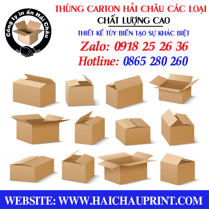 Combo 20 Thùng Carton 22x19x14cm - HC059 - Carton 3 lớp, Cứng Cáp, Tiện Lợi...