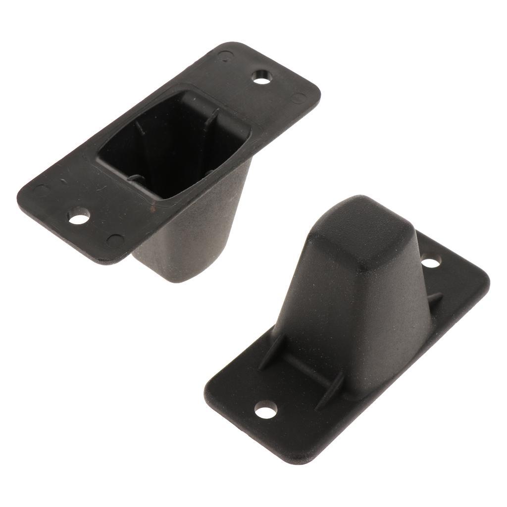 2X Replacement Part Plastic Luggage Side Stud Foot Feet Pad