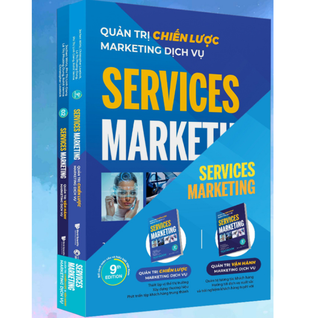 Sách Kinh Doanh Hay-Combo 2 Cuốn Services Marketing