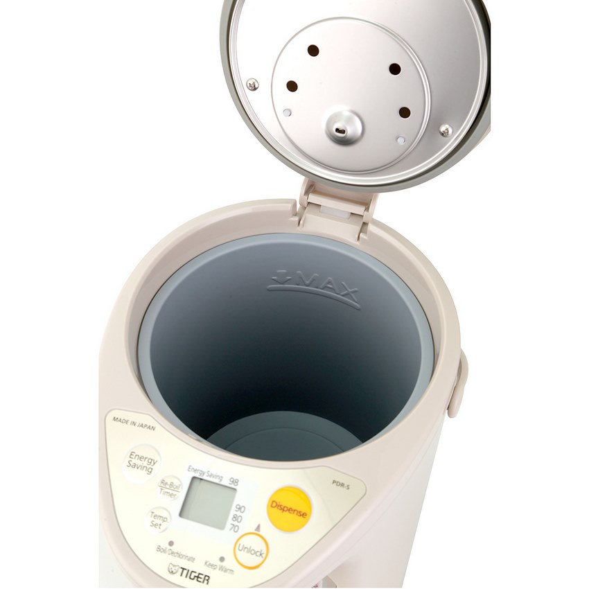 Bình thủy điện tử 4 mức nhiệt Tiger PDR-S40W - Hàng chính hãng