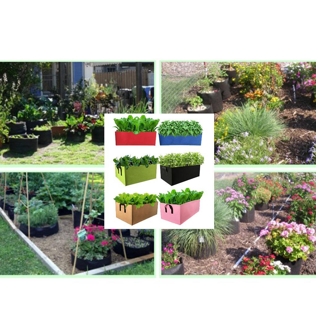 2Pieces Planting Non-Woven Holds Soil ECO MATERIAL BREATHABLE