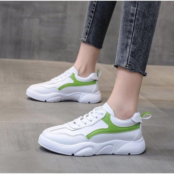 Giày sneaker thể thao nữ đế độn 5cm thời trang hàn quốc (2 màu) 000005