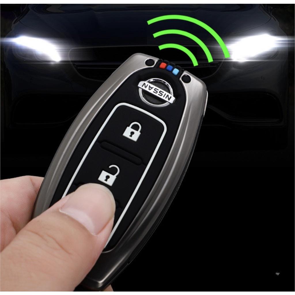 Ốp khóa kim loại phản quang Xe Nissan Xtrail, Teana, Terra, Navara, Sunny, Almera Hợp Kim Kẽm