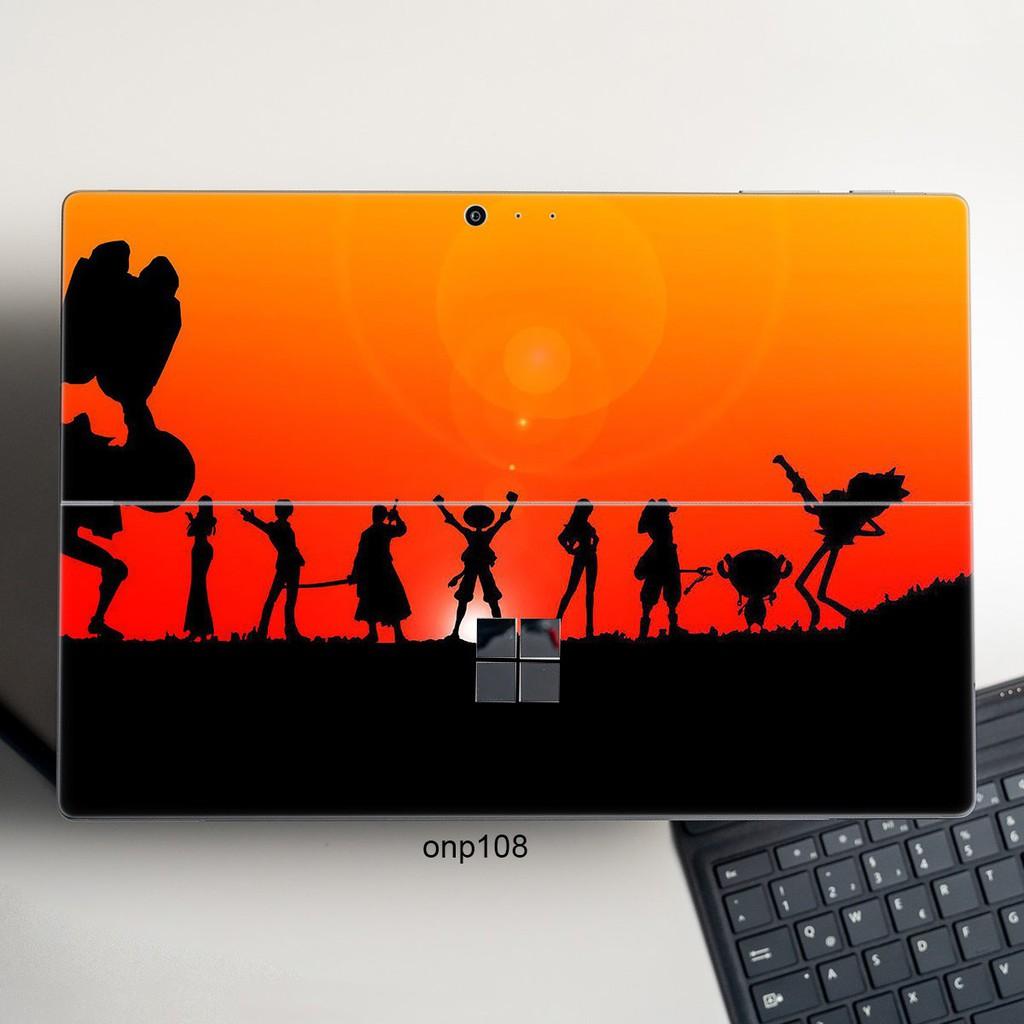 Skin dán hình One Piece x11 cho Surface 3 2015; Go, Go 2, Go 3; Pro 2 3 4 5 6 7 8 X