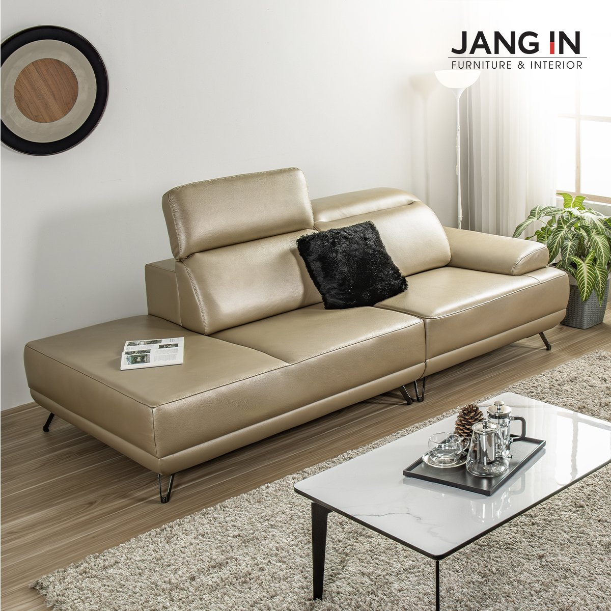 Sofa Platinum 4 chỗ(Trường kỷ phải) 1604300001-01 Jang In