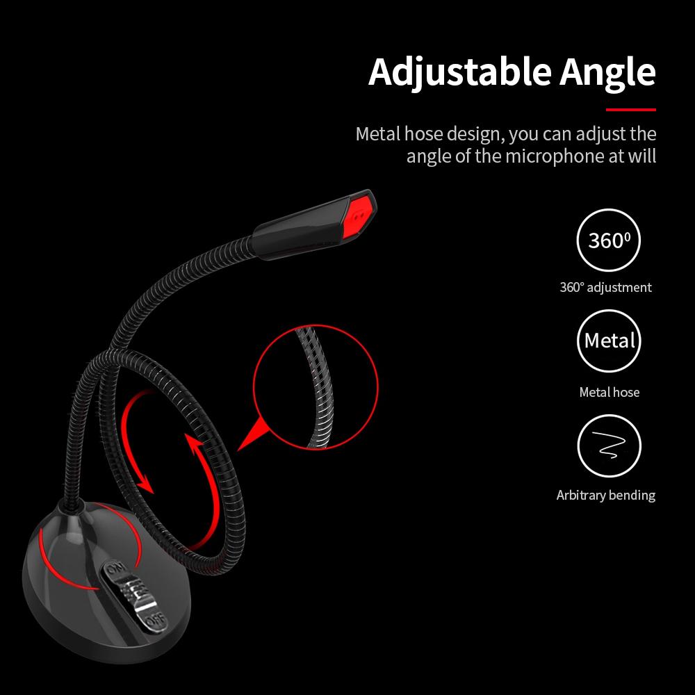 Micrô cổ ngỗng USB F12  chơi game cho máy tính xách tay PC