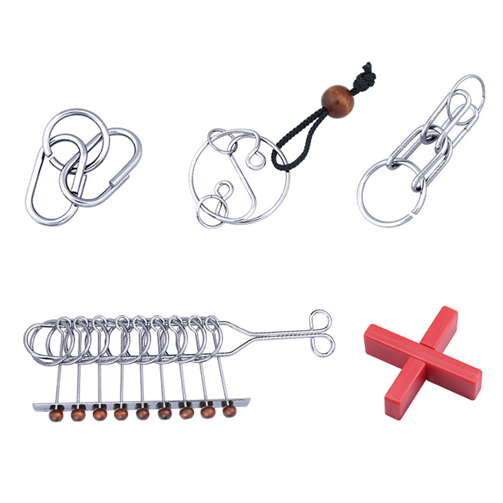 Set 32 bộ mở khóa khổng minh làm quà tặng tri thức tăng cường khả năng xử lí vấn đề và tư duy ngược