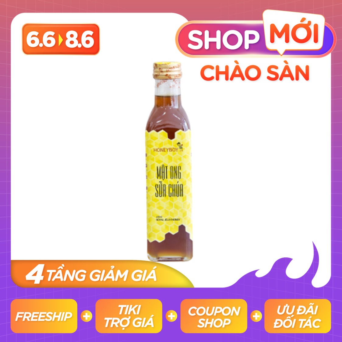 Mật Ong Sữa Chúa Honeyboy Honeyboy 250ml