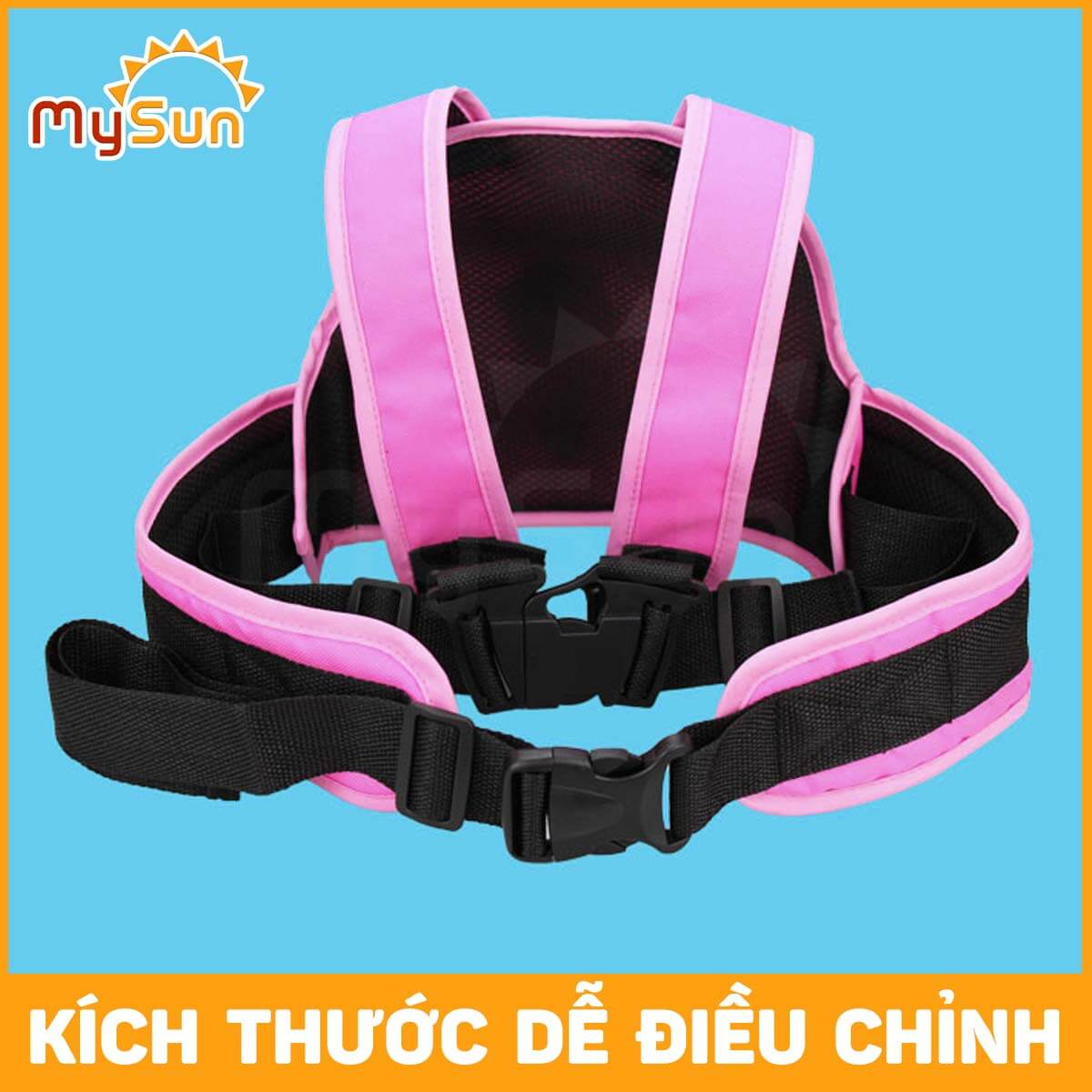 Dây đai yếm đi xe máy chở trẻ em ngồi trước sau an toàn cho bé trai, gái 1 2 3 4 5 9 10 tuổi.