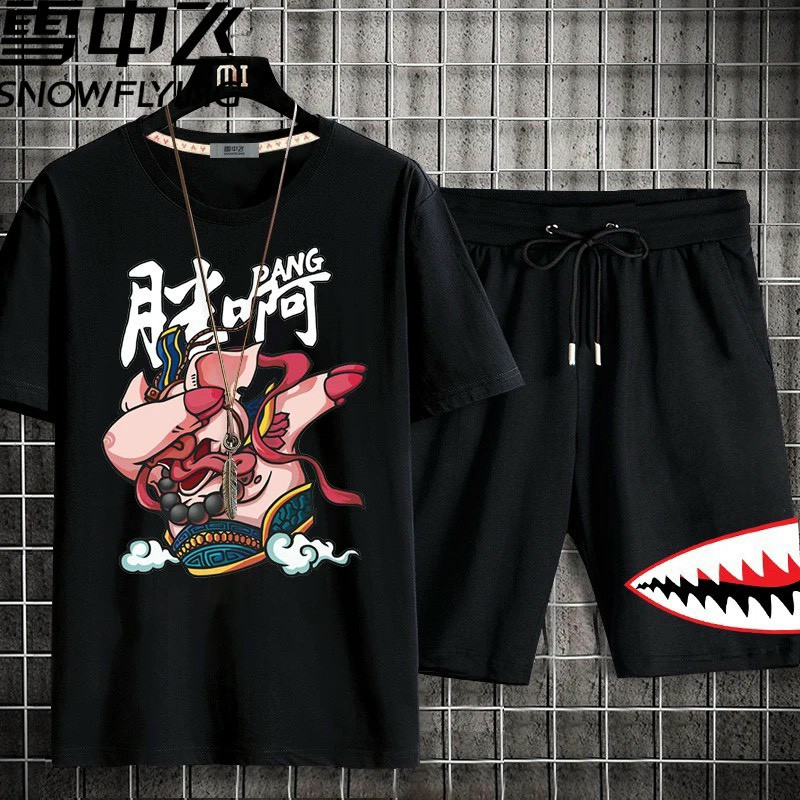 Bộ Đồ Thun Unisex Hàn Quốc I Like Cặp Nam NữHOT RẺ ĐẸPSet Đồ Bộ Mặc Nhà In Hình Cute Áo Thun Rộng -Quần Short Đùi Suit - THIÊN HÀ SHOP ĐỒ BỘ THUN NAM NỮ