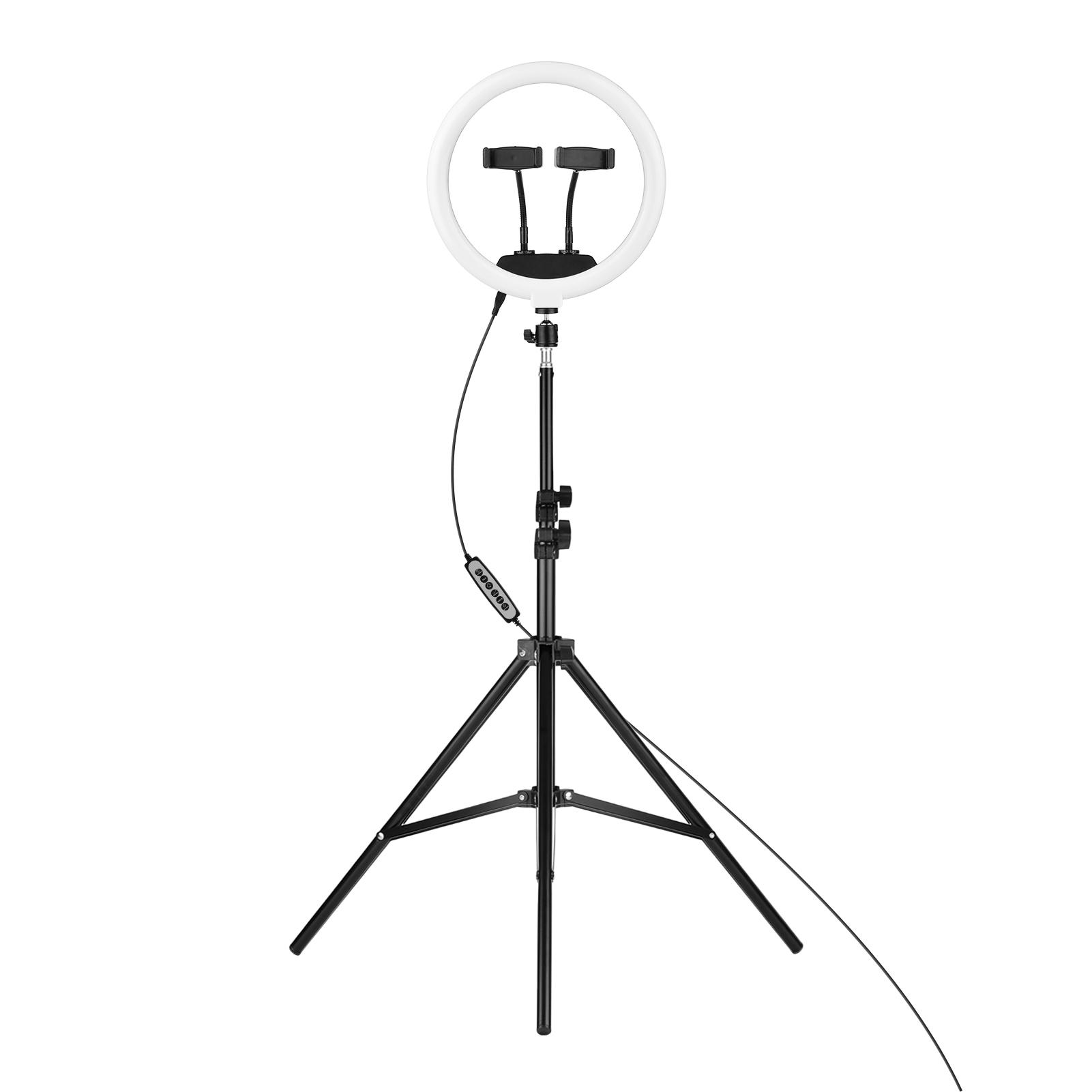 Đèn LED vòng 12 in RGB thay đổi độ sáng cho ảnh tự chụp 10 mức độ sáng với 1 Điều khiển từ xa