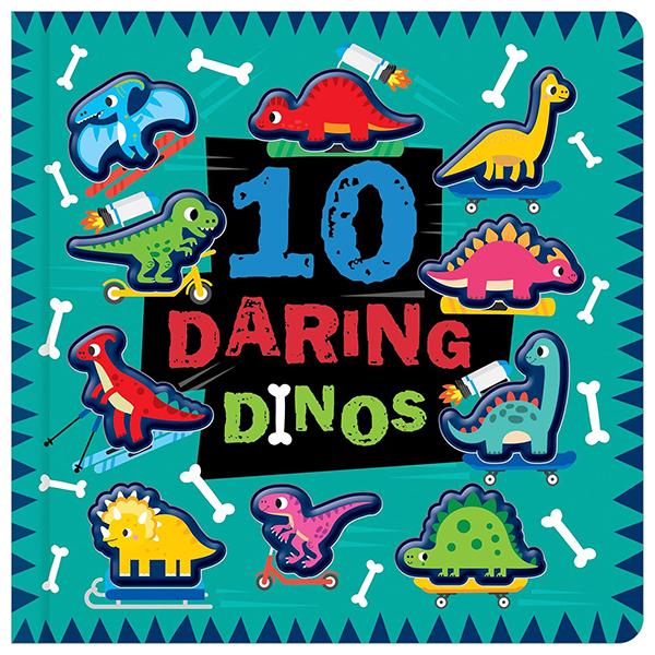 Sách ngoại văn: Count Down 10 Daring Dinos