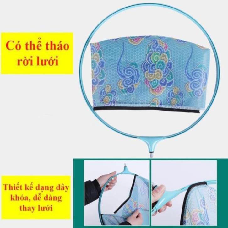 Mặt Vợt Cá Carbon vành tròn 35cm 40cm Chuyên Câu Đơn Câu Đài LK-2