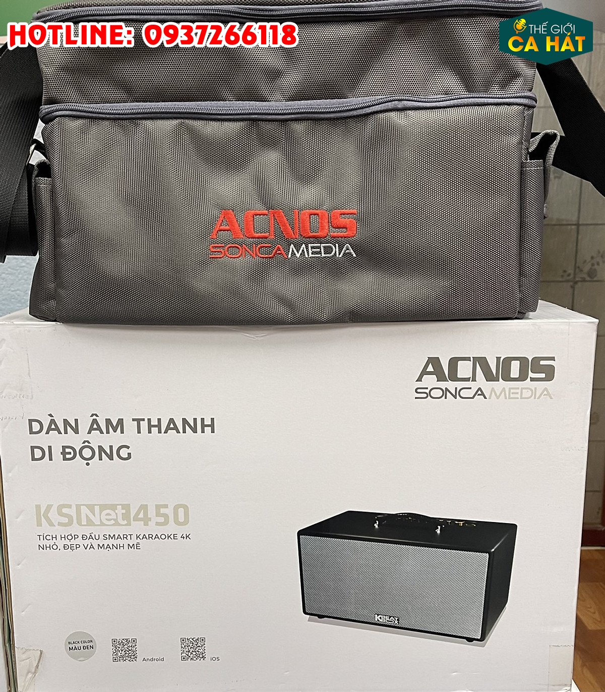 TÚI BA LÔ ACNOS BL-02/ LOA DI ĐỘNG - CHÍNH HÃNG