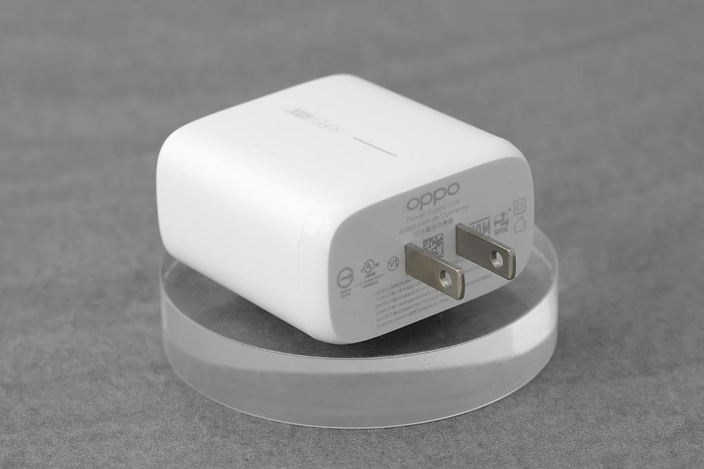 Adapter Sạc SuperVOOC 65W OPPO VCA7JAUH Trắng - Hàng chính hãng