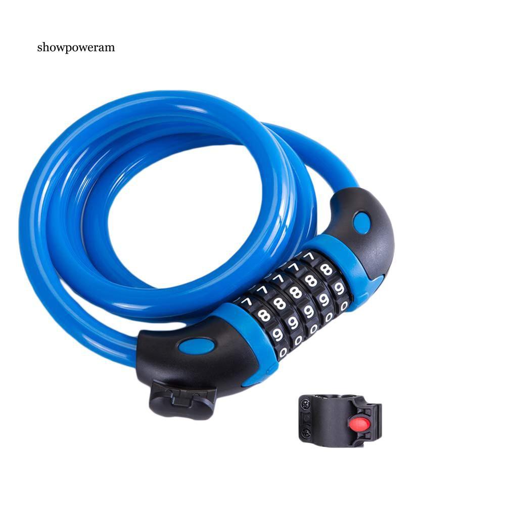 Dây khóa mật mã 5 chữ số chống trộm độ bảo mật cao tiện lợi