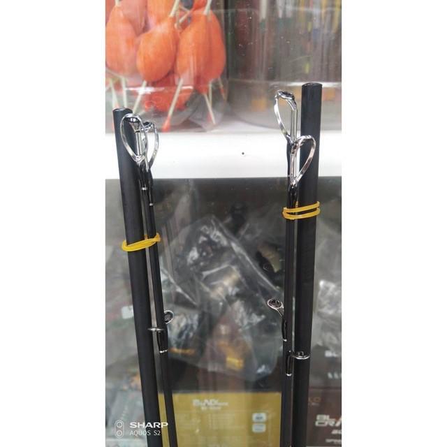 Cần câu Lure Hunting Black 2 ngọn, độ cứng MH và H.