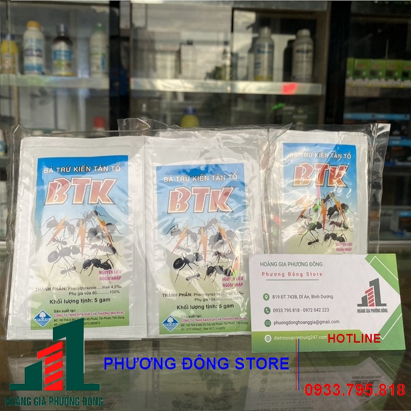 Thuốc diệt kiến dạng bả BTk