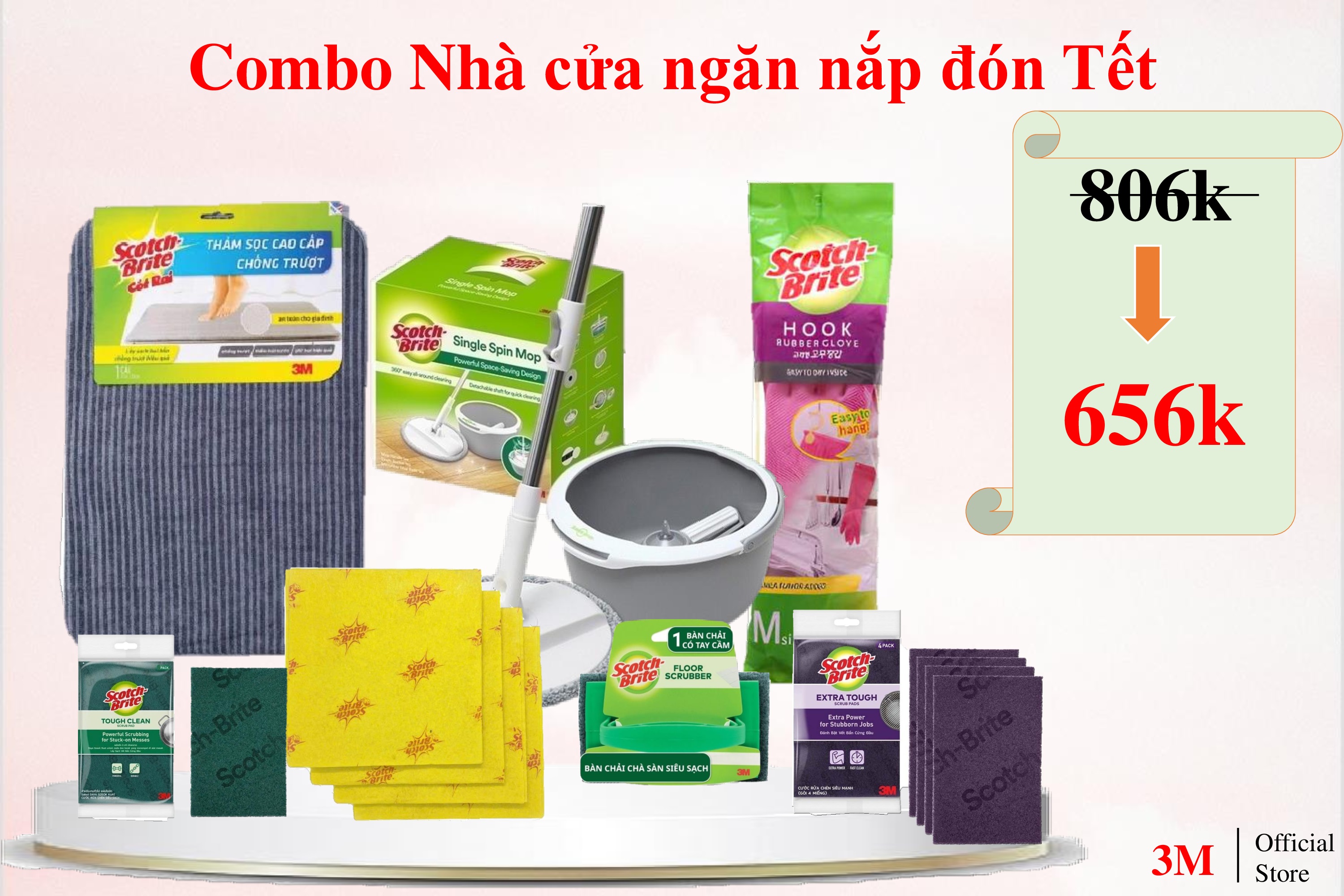 Combo nhà cửa ngăn nắp đón Tết