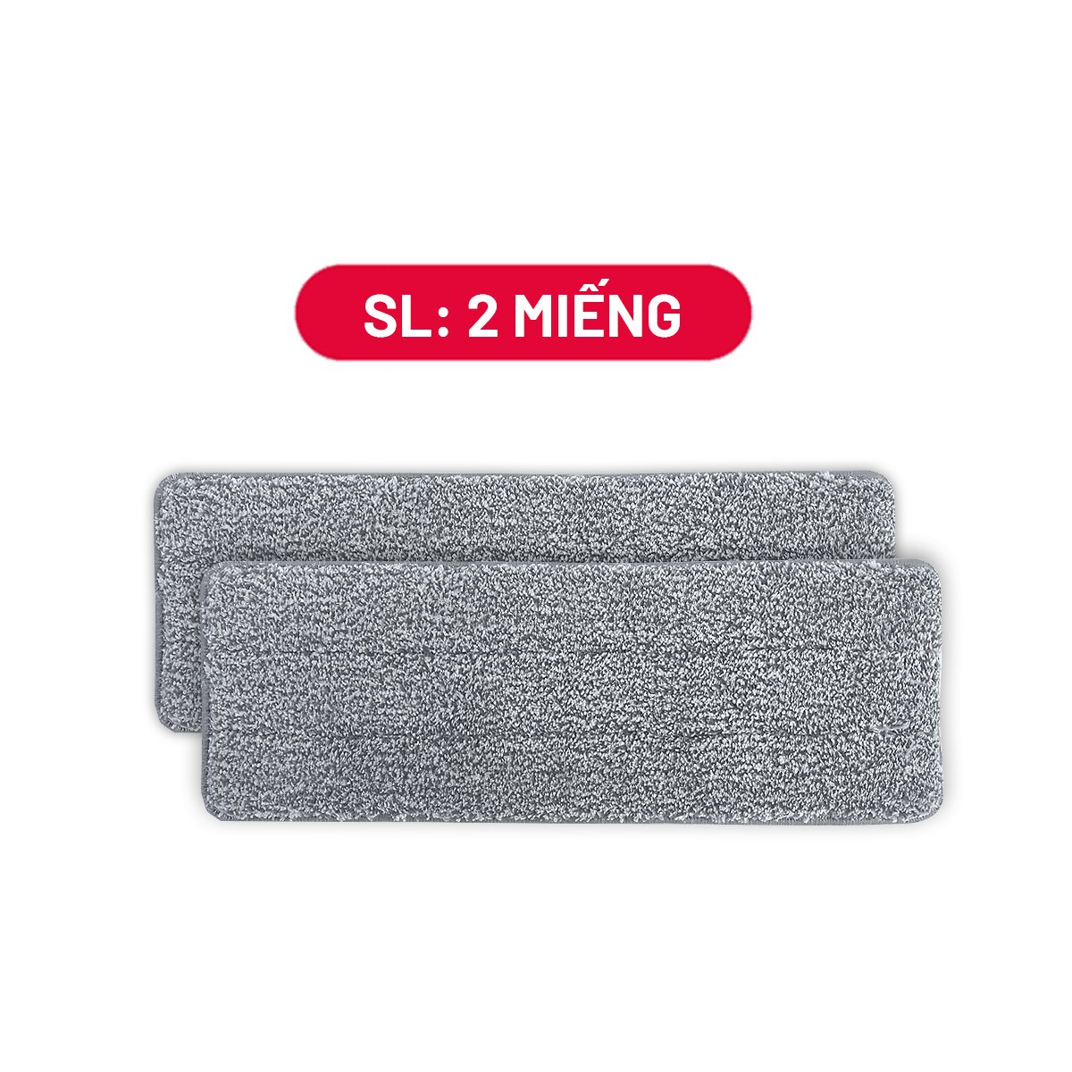 Combo 2 Miếng Lau Nhà Thế Hệ Mới Parroti Pro PAD2-PR01 - Kích Thước 33 x12 CM (Chỉ dùng được cho Bộ lau nhà Parroti Pro)