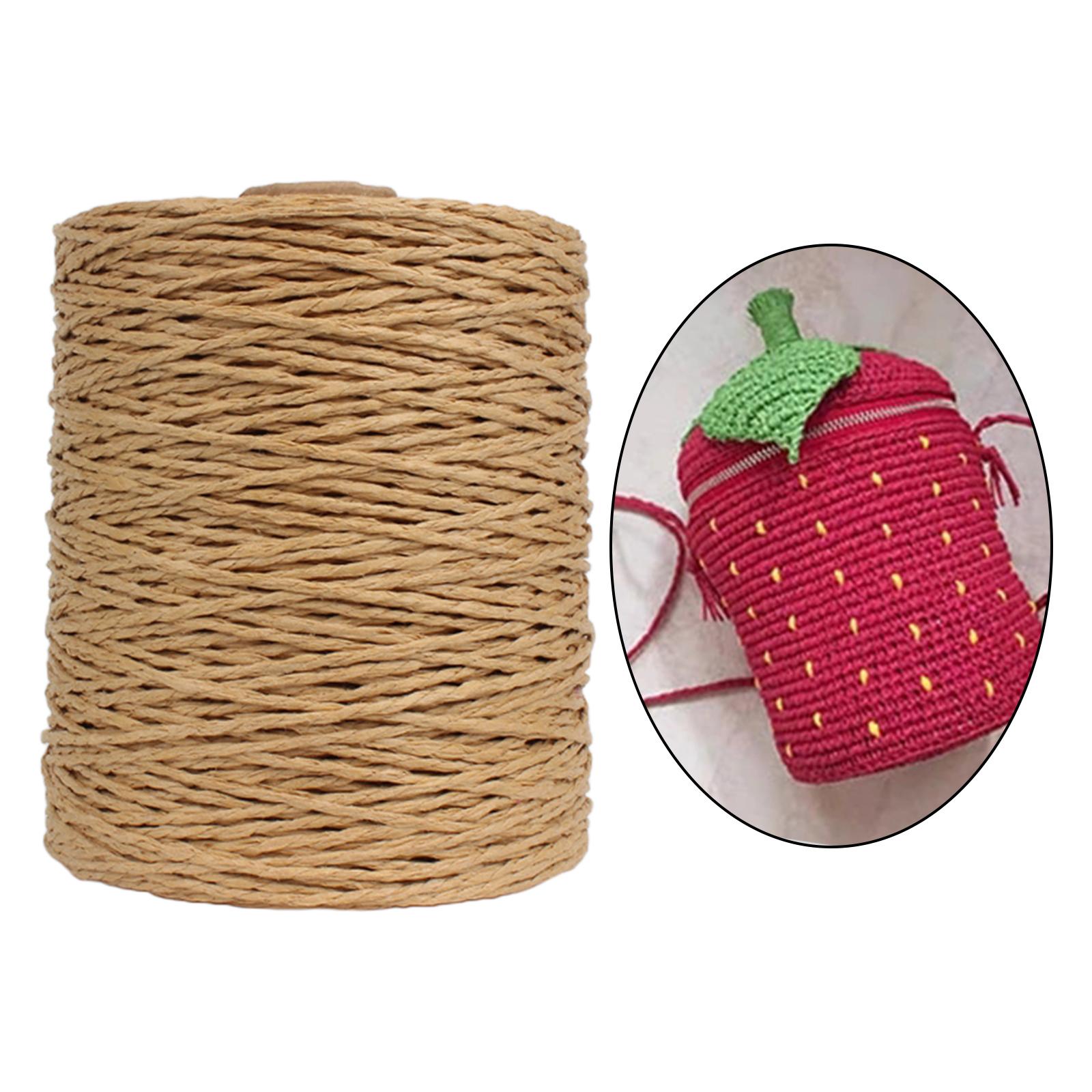 Raffia Paper Yarn Twine Gift Wrapping DIY Craft Box Weaving Crocheting