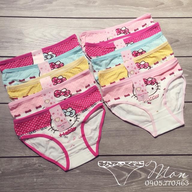 Quần Chip Bé Gái Hello Kitty Cotton Cao Cấp