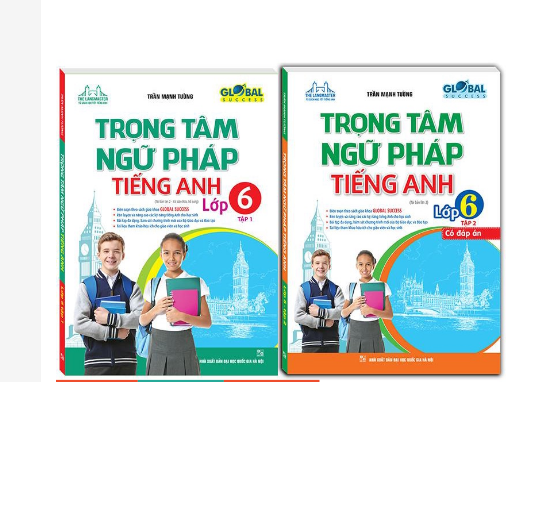 Combo 2c - GLOBAL SUCCESS Trọng tâm ngữ pháp tiếng Anh lớp 6