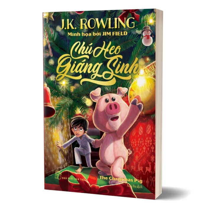 Sách - Chú Heo Giáng Sinh - NXB Trẻ - J K Rowling ( Free book care và Tặng Sổ Tay Xương Rồng )