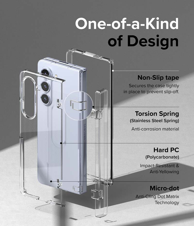 Ốp lưng dành cho Samsung Galaxy Z Fold 5 RINGKE Slim Hinge - Hàng Chính Hãng