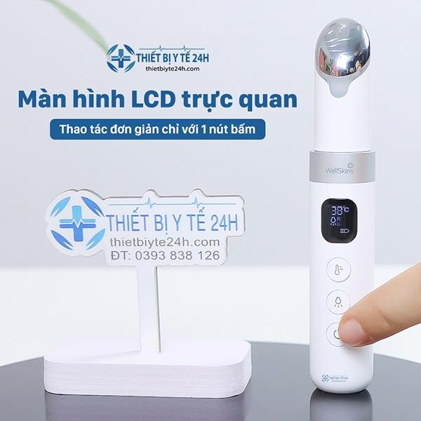 Máy massage mắt mini cầm tay thế hệ mới ,máy mát xa mắt Wéllskin MY-300, đánh tan quầng thâm và bọng mắt, chống lão hóa