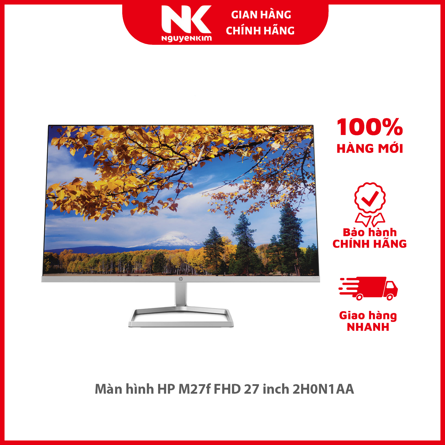 Màn hình HP M27f FHD 27 inch 2H0N1AA - Hàng chính hãng