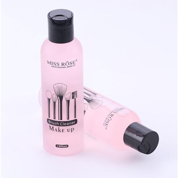 Nước vệ sinh bông mút, giặt rửa cọ trang điểm Miss Rose siêu sạch dễ sử dụng - Hity Beauty