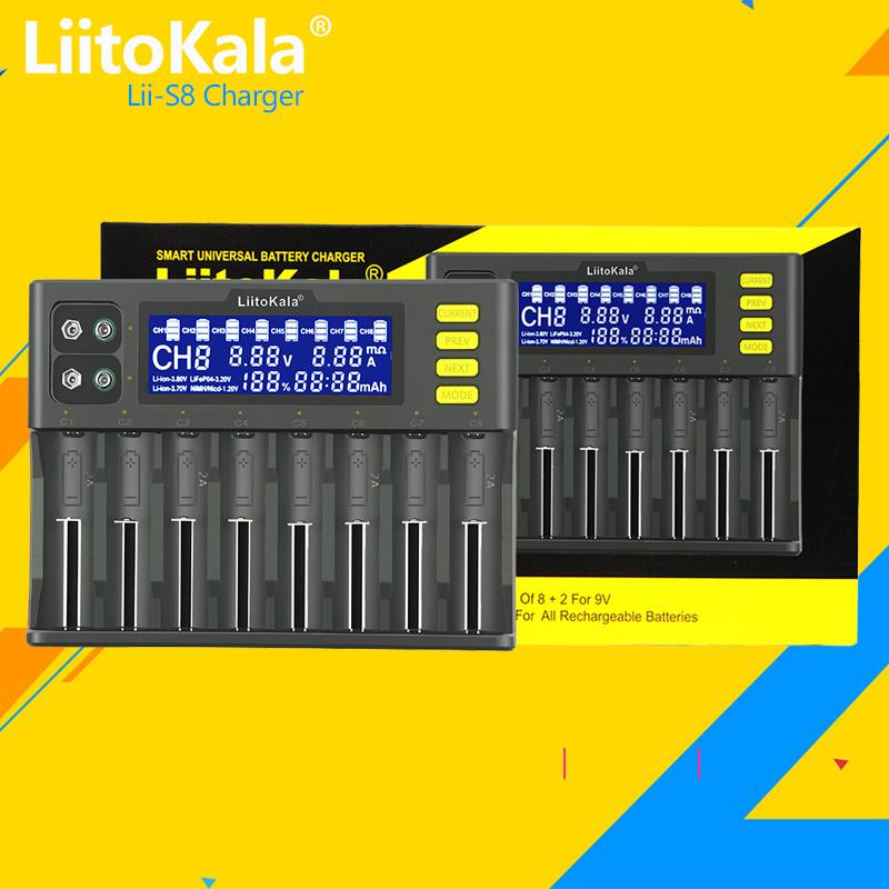LIITOKALA LII-S8 Bộ sạc pin Li-ion 3.7V