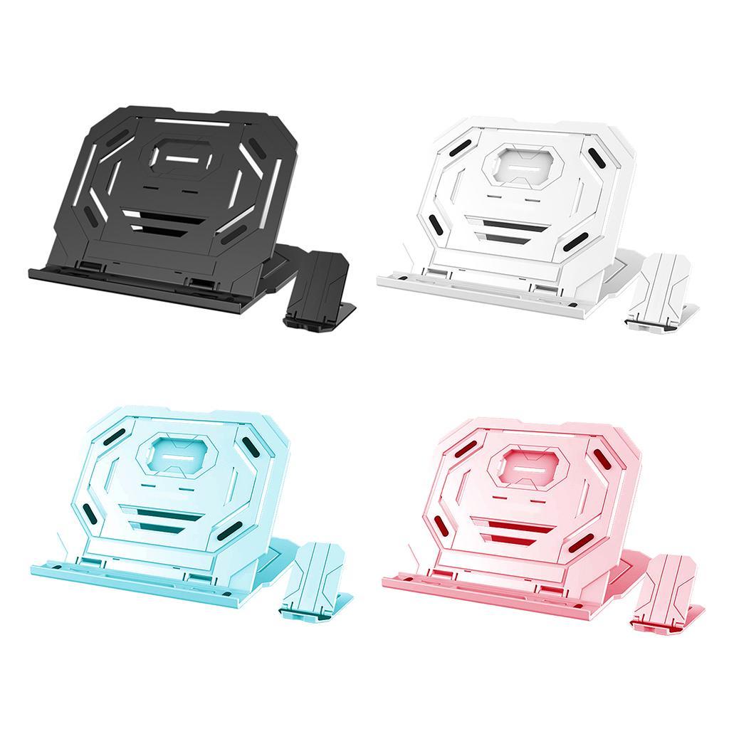 Laptop Stand Holder 2-in-1 w/ 360 Degree Base Rotation & Phone Holder Black