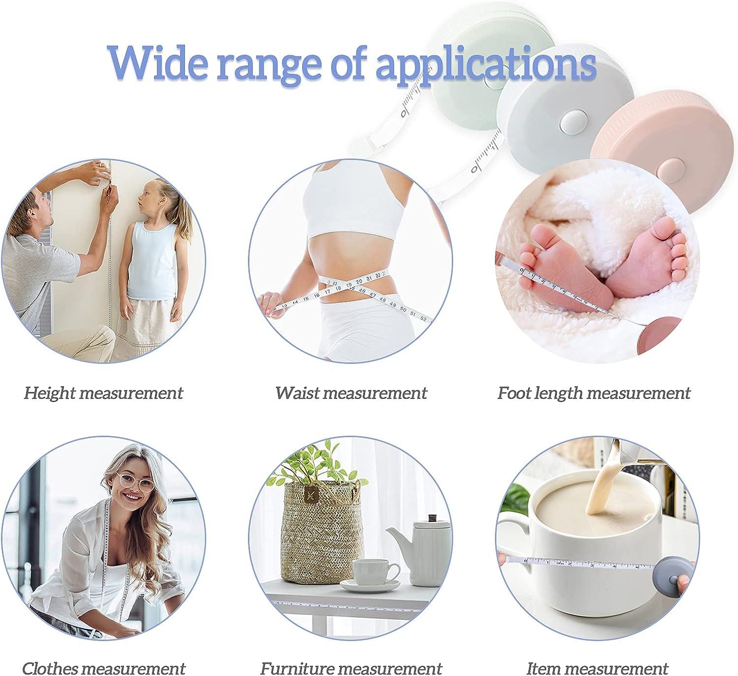 Cơ Thể Thước Dây Thợ May Thước Dây 6 150 Cm Mềm Mại 2 Mặt Thước Dây Cơ Thể Họ Đo Ngực/Eo