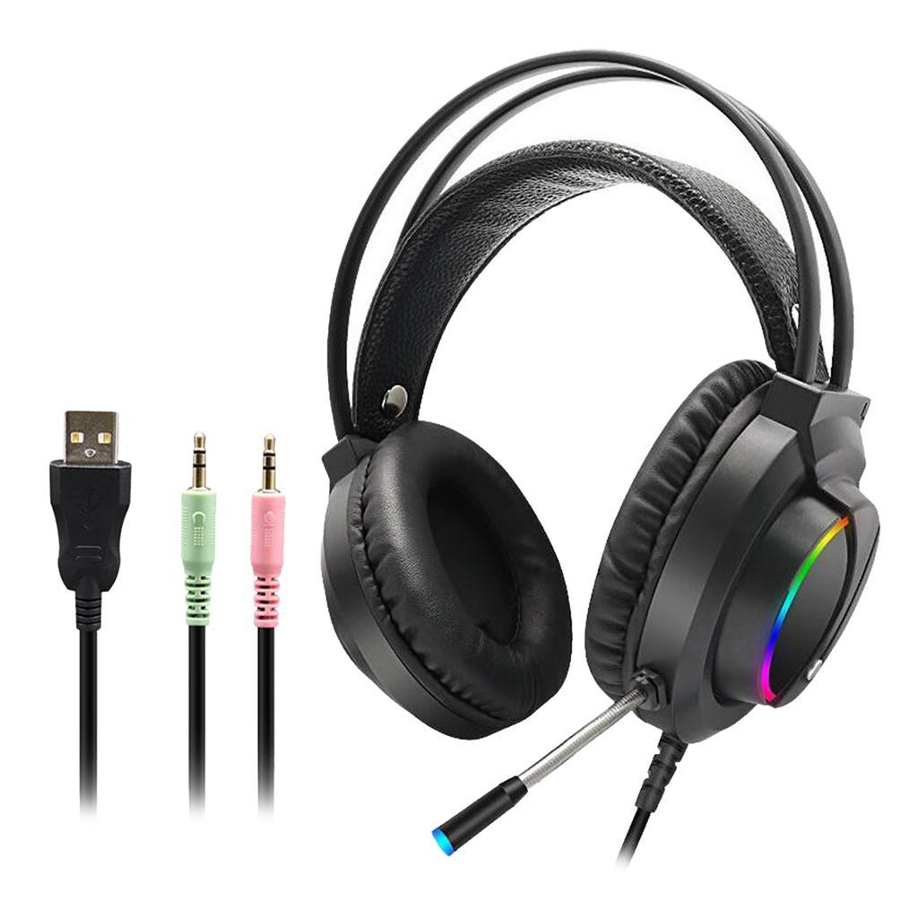 Headset Headphone w/ Microphone for PC Laptop 3.5mm