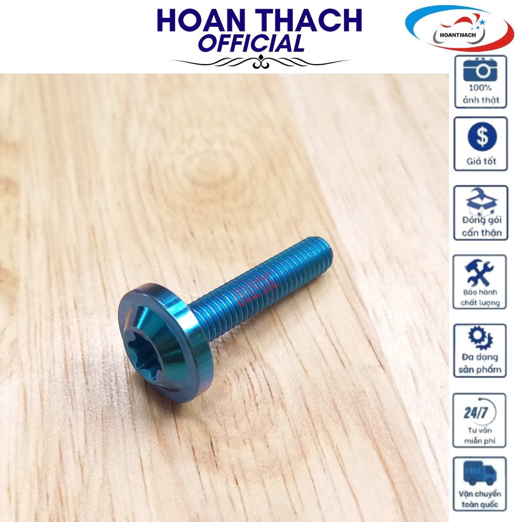 Ốc Gr5 Titan Dù 6L30 Xanh Lục Bảo dùng cho nhiều dòng xe  SP010345