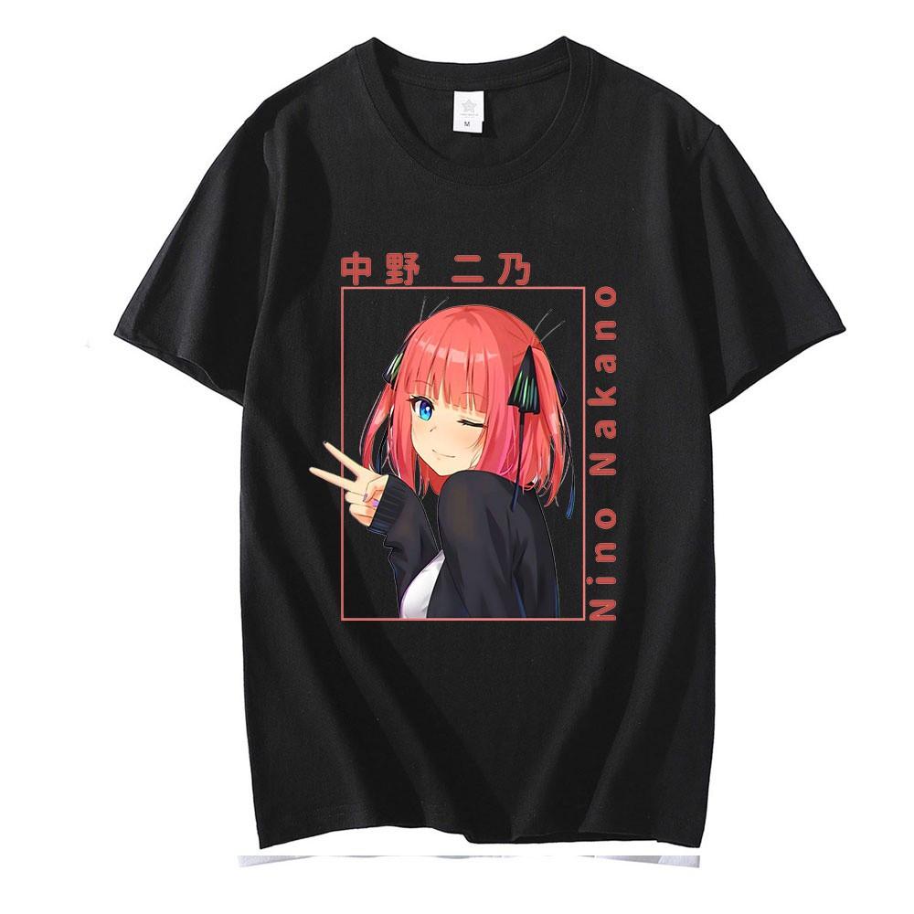 HOT Áo Phông Anime Nino Nakano T Shirt The Quintessential Quintuplets mẫu mới cực chât