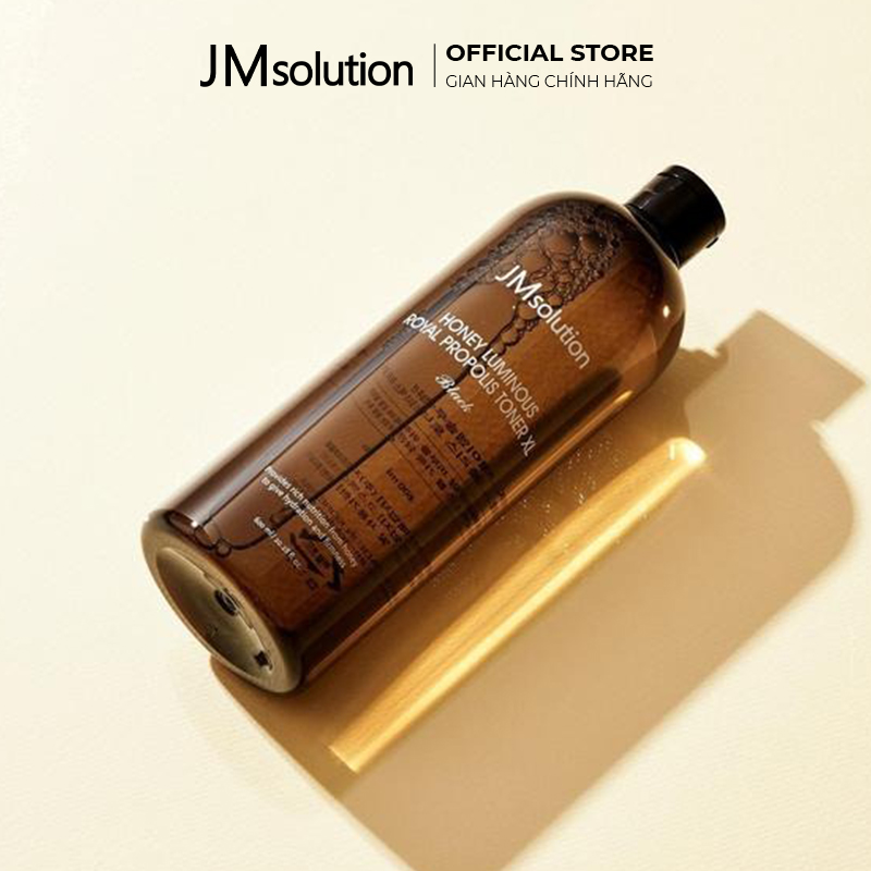 Nước Cân Bằng Chiết Xuất Mật Ong JMsolution Honey Luminous Royal Propolis Toner Xl Black 600ml