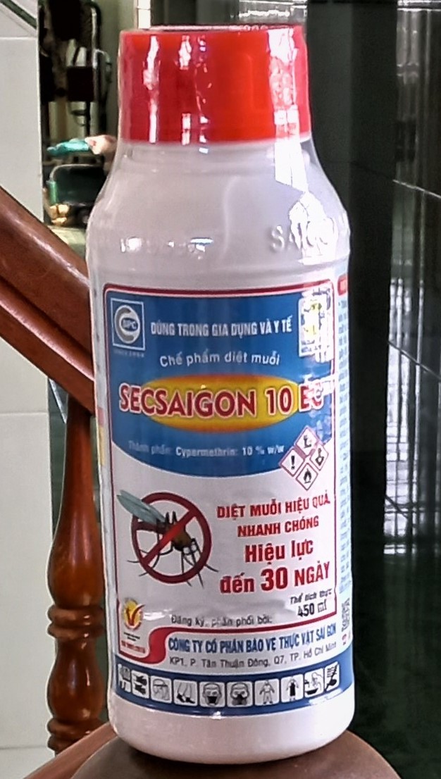 Chế Phẩm Diệt Côn Trùng Secsaigon 10ec 450ml Giúp Diệt Muỗi Và Côn Trùng Trong Gia Đình Hiệu Quả An Toàn Sức Khỏe