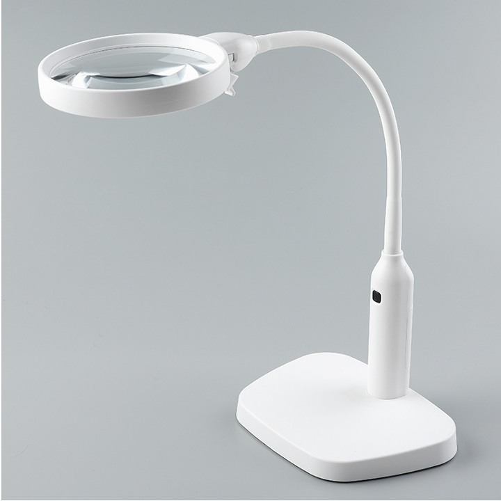 Kính lúp để bàn có đèn tích hợp kẹp bàn đa năng K7763