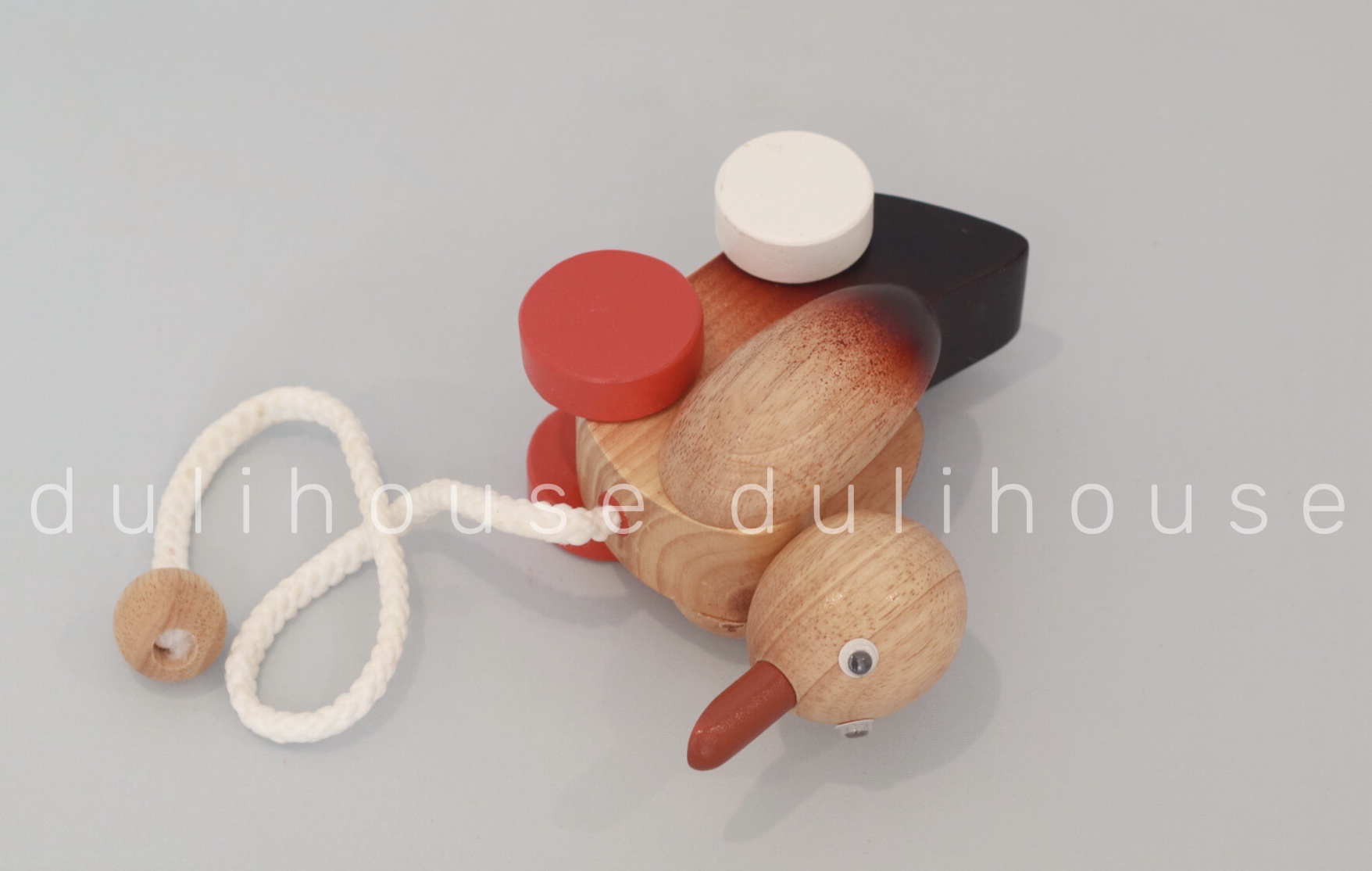 Đồ chơi gỗ cao cấp Thú kéo dây có bánh xe - hàng chính hãng