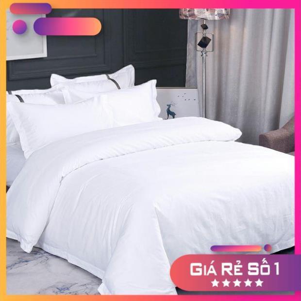 Drap trắng trơn cho khách sạn