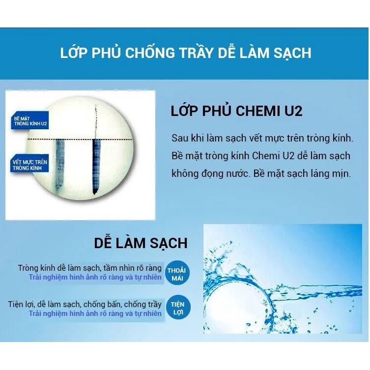 Tròng Kính Hàn Quốc Chemi U2SP Hàng Cao Cấp