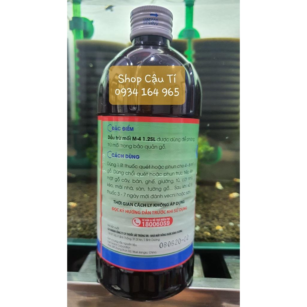 Dầu diệt mối M-4 1.2 SL (Chai 480 ml)