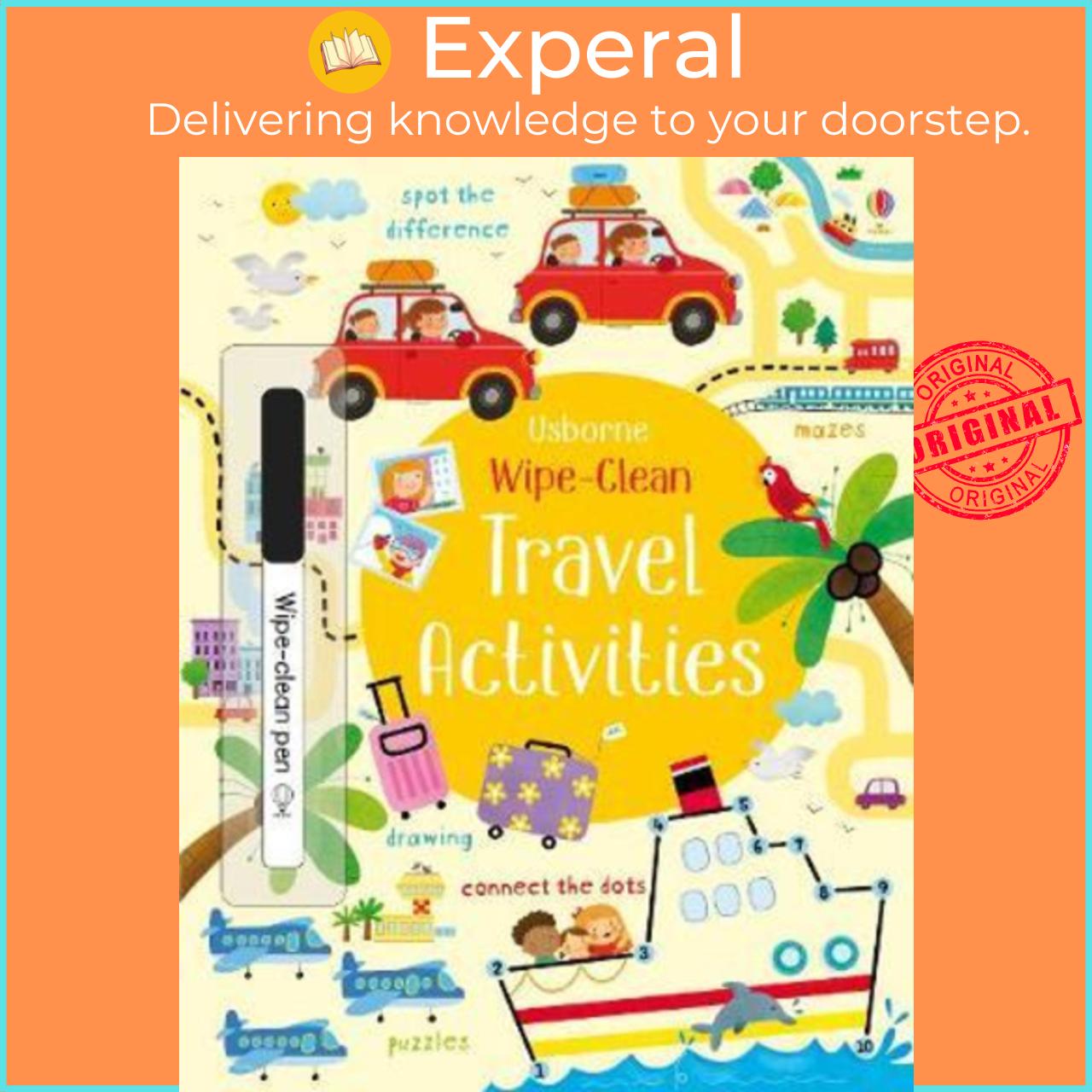 Sách - Wipe-clean Travel Activities by Kirsteen Robson