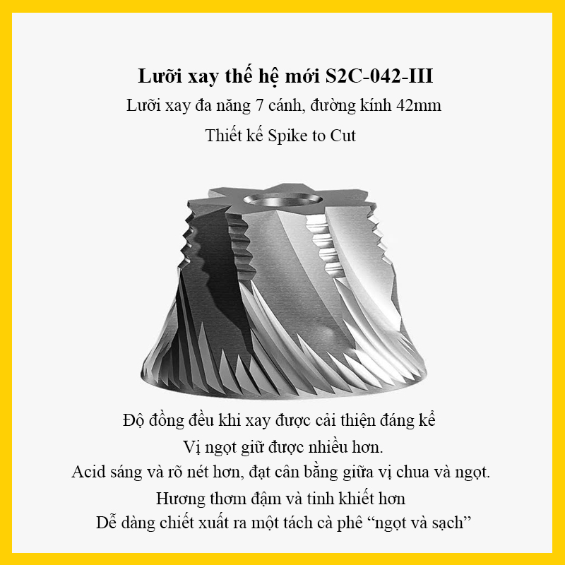 Cối xay cà phê Timemore C5 ESP | Lưỡi xay thế hệ mới – S2C-042-III - Hàng chính hãng Timemore